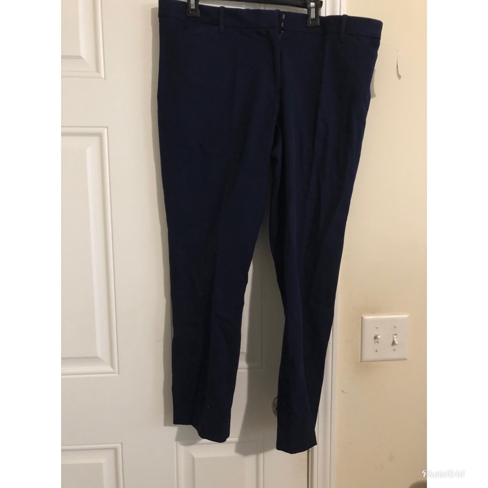 NWT Slim Crop Gap Dark Knight Size 16 Long Pants